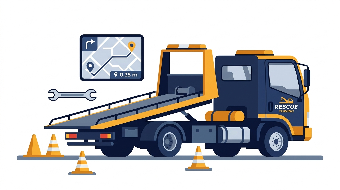 Ilustrasi Kemitraan Jasa Towing TowingID